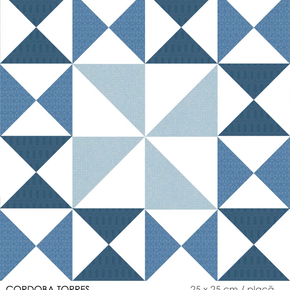 Gresie albastra 25 x 25 cm Keros