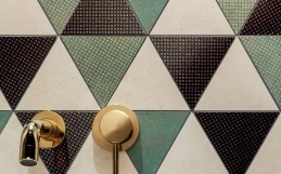 Mozaic patchwork triunghi Margot Green