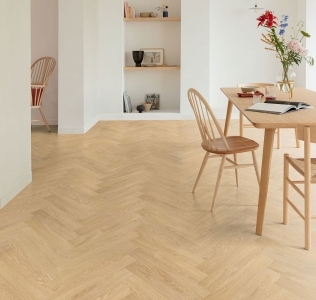 Parchet SPC Stejar Herringbone Floorify F301 trafic intens