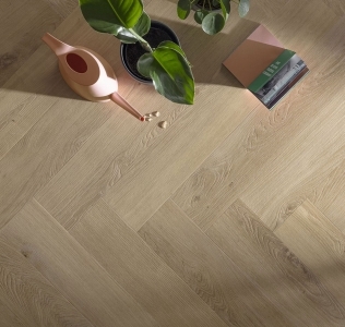 Parchet SPC Herringbone Unagi F317 | Stejar Inchis | Trafic Intens